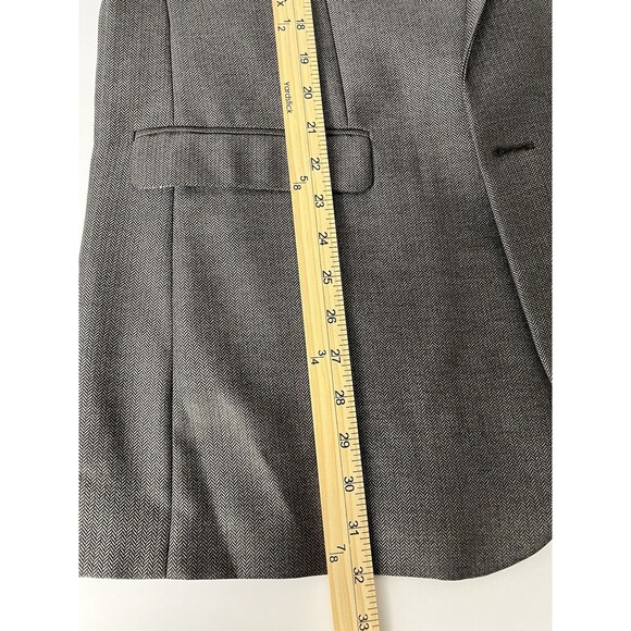 Tazio Italy Mens Light Gray Two Piece Suit Ultra Slim 46L/40 (46L/31) Wool Touch - Picture 10 of 16